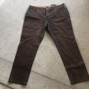 Leather looking style NYDJ pants. Size 18w